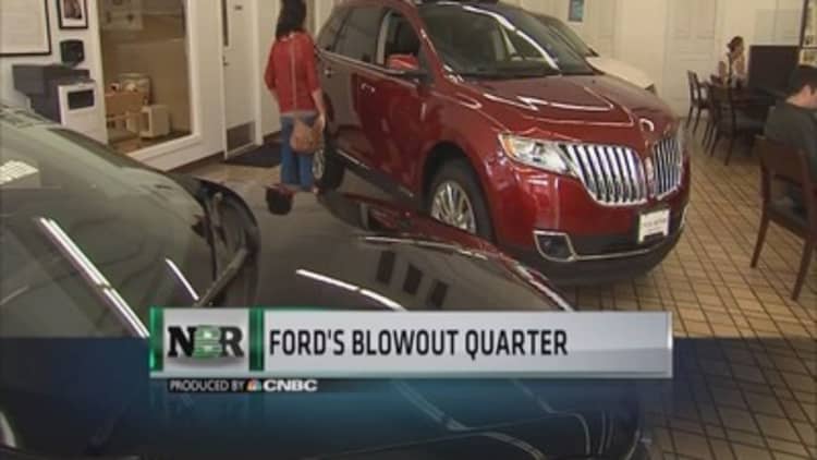 Ford's blowout quarter 