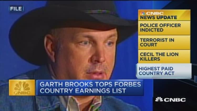 CNBC update: Garth Brooks' $90 million