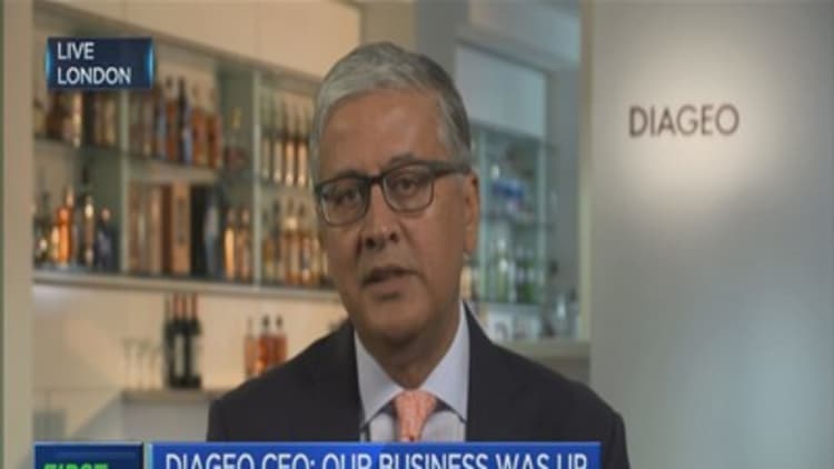 Americans are 'drinking better': Diageo CEO