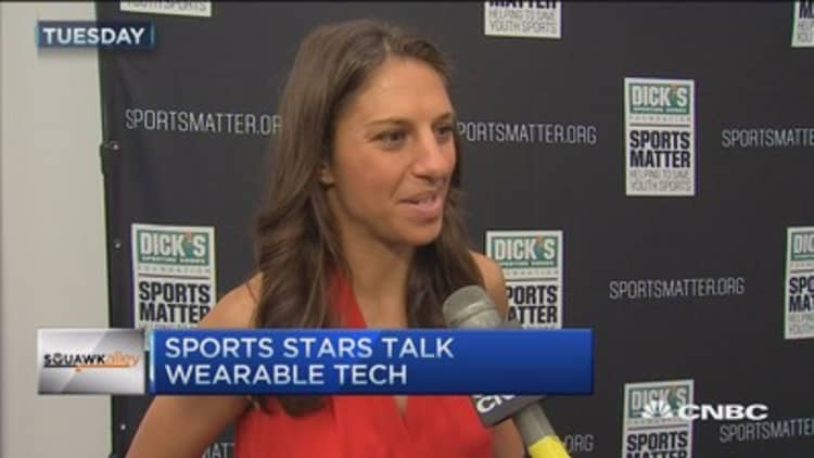 Sports stars talk wearables 