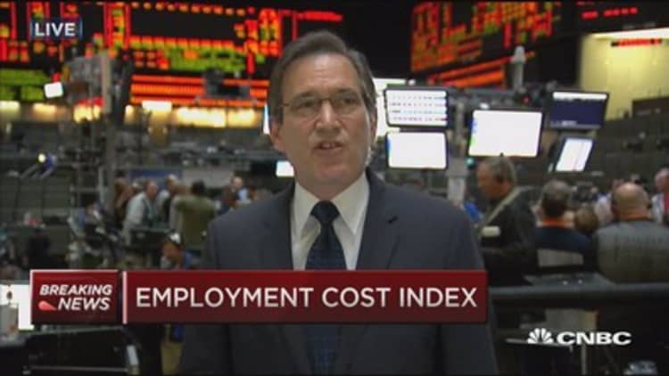 Employment Cost Index up 0.2% in Q2