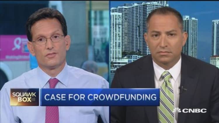 Case for crowdfunding: Eric Cantor