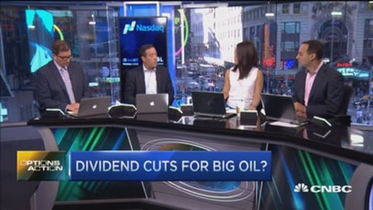 Dividend cuts for big oil?