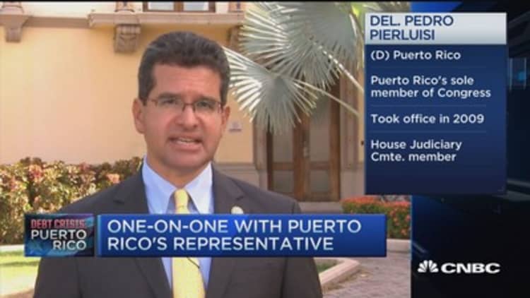 Puerto Rico's 'moral obligation' to pay debt: Rep. Pedro Pierluis