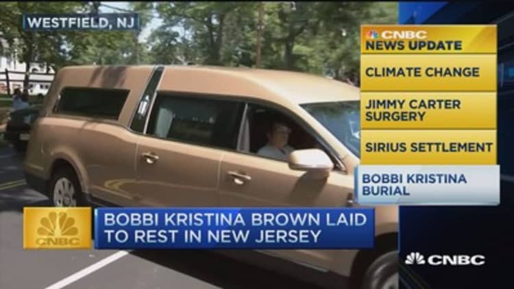 CNBC update: Bobbi Kristina Brown laid to rest