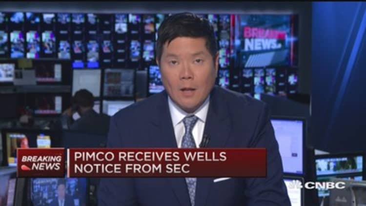 Pimco recieves Wells notice 