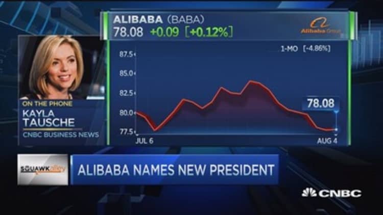 Alibaba names new president