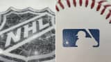 NHL and MLB league logos.