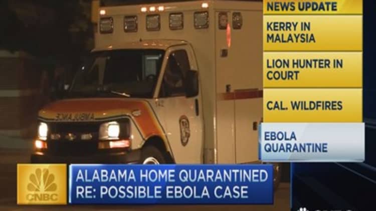 CNBC update: Ebola quarantine 