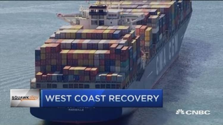 West Coast port recovery 