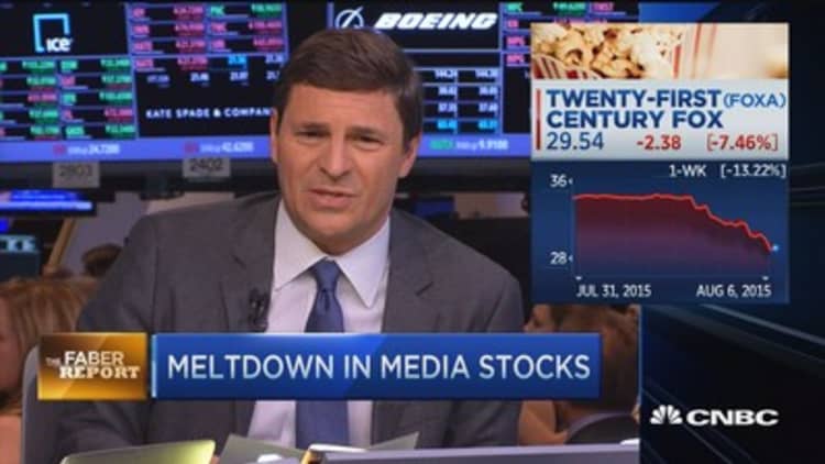 Faber Report: Meltdown in media stocks