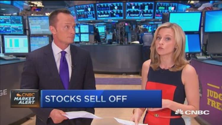 Midday trading: Media stocks hit hard