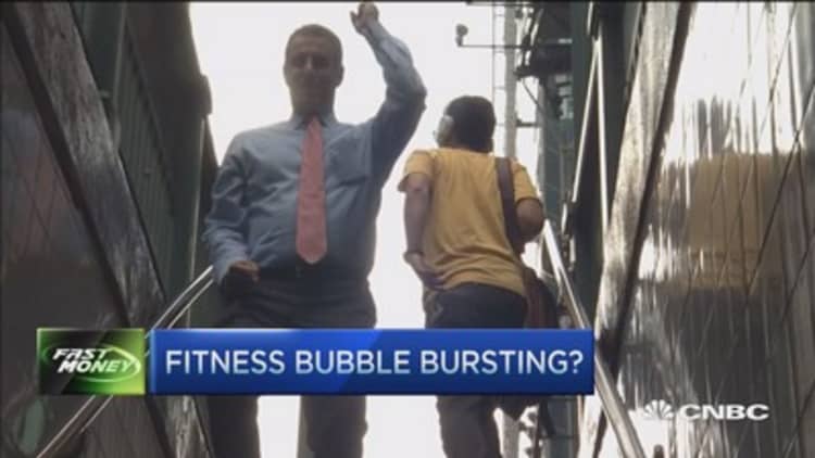 Fitness bubble bursting? 