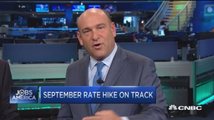September rate hike on track