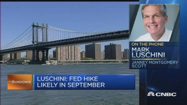Expect a Fed rate hike in September: Strategist