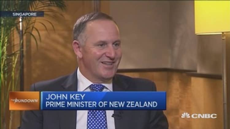 New Zealand PM: Fall in dairy prices is cyclical