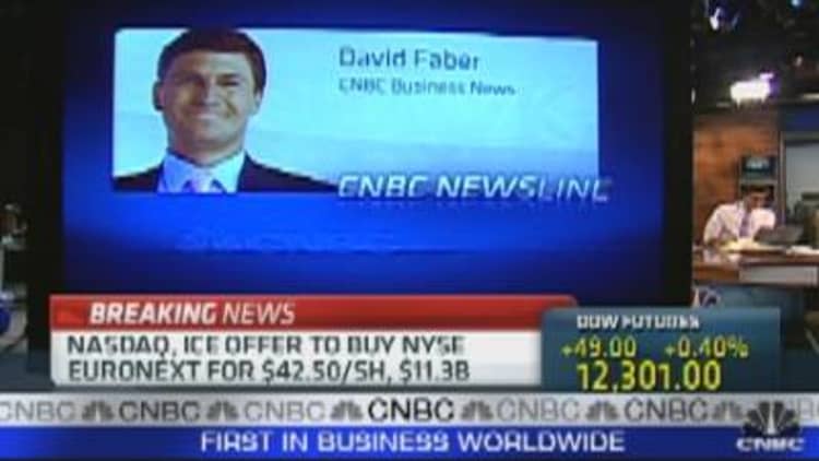 Rival Bid for NYSE Underway
