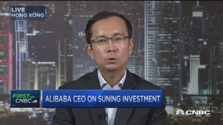 Alibaba partners with Suning