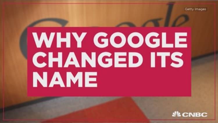 Three reasons why Google changed its name