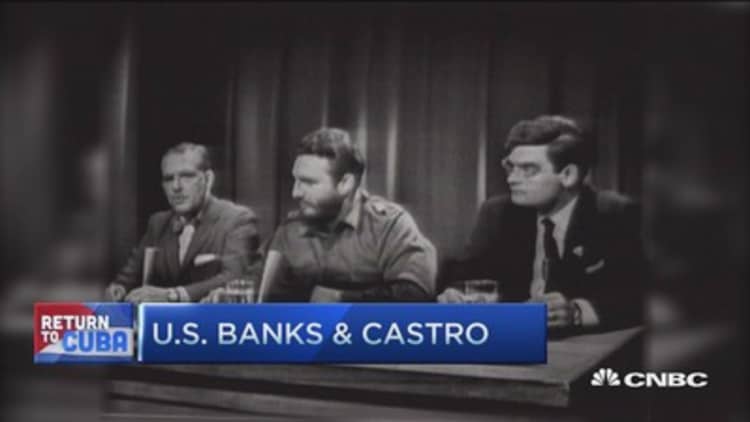 US banks & Castro