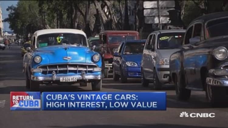 Cuba's antique cars