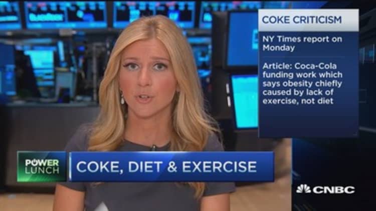 Coke, diet & exercise 