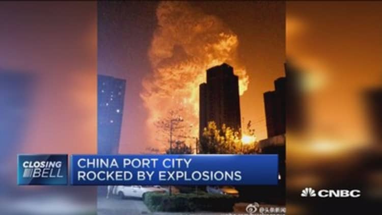 Explosive China catastrophe