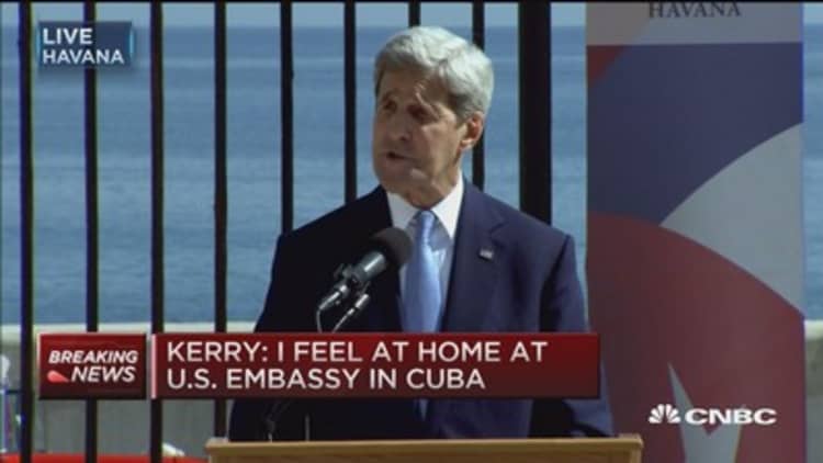 Sec. Kerry: Today is a day for pushing aside old barriers