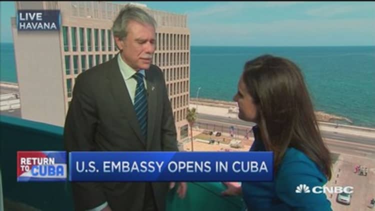 US Embassy opens in Cuba