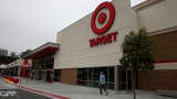 A customer enters a Target store in Colma, California.