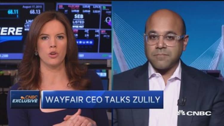 Zulily & Liberty good fit: Wayfair CEO 