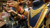 Gold-loving India is buying less due to higher import duties and a jewelers strike.