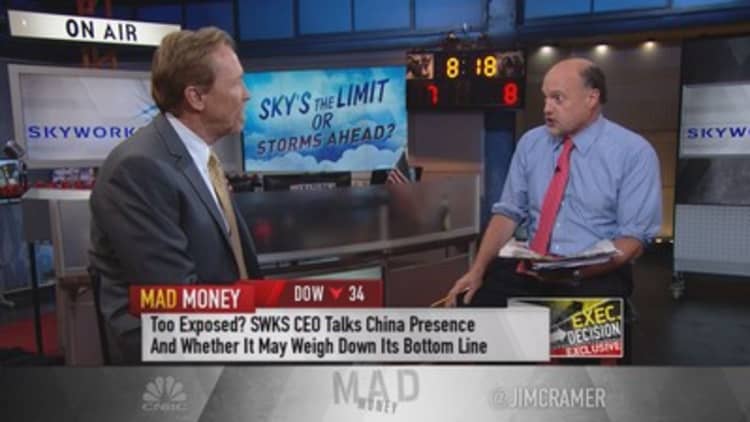 Cramer: Is Skyworks depending on China? 