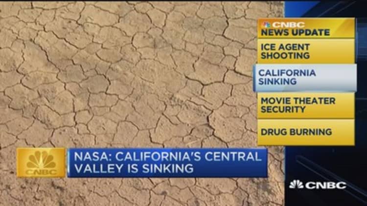 CNBC update: California Valley sinking 