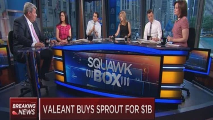 Valeant buys Sprout in $1 billion cash deal