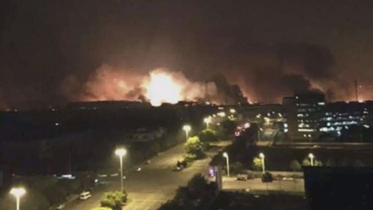 Toyota plants close after Tianjin explosion