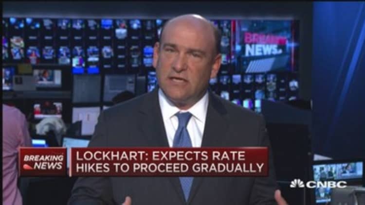 Lockhart: Expects rate hikes 'sometime this year'
