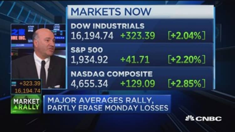 Stocks rally, but off highs
