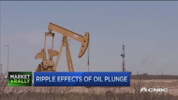 Ripple effects of oil plunge