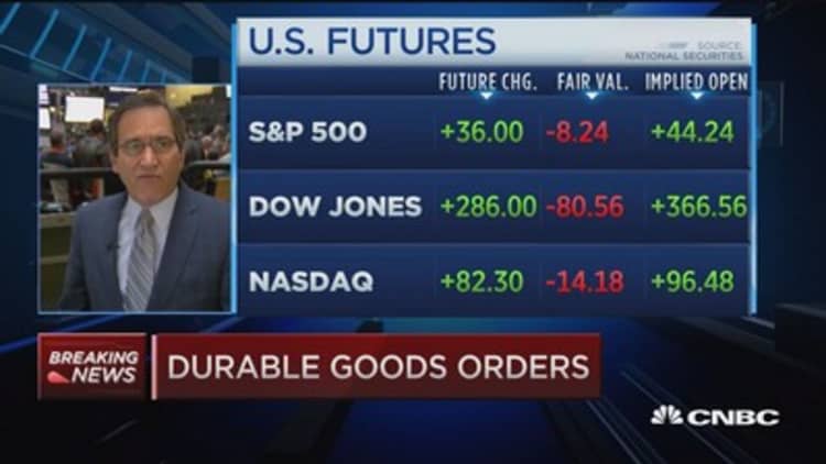 Durable goods up 2% in July
