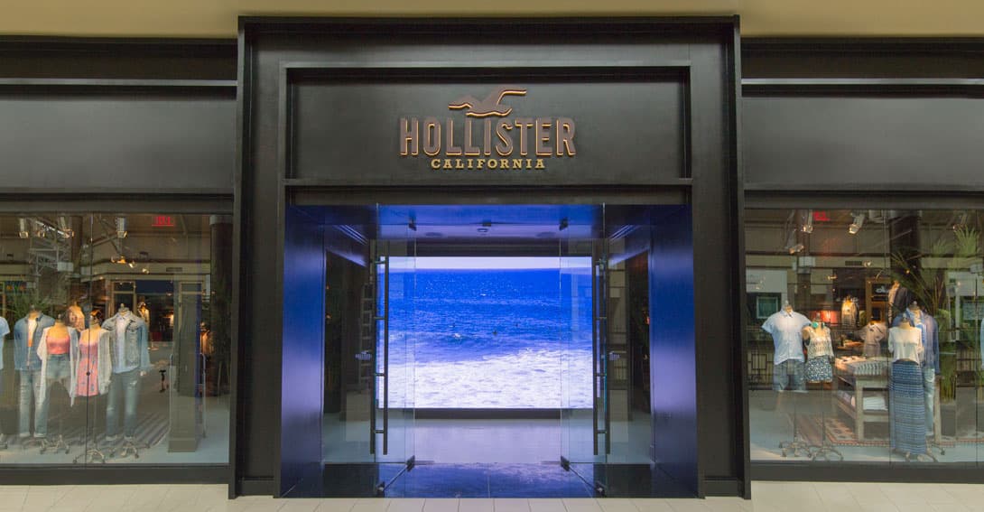 A smaller Hollister store will open in 