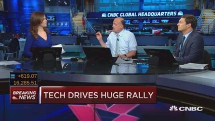 Cramer: Tomorrow you'll see a tech rally