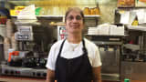 Ruth Tzanetatos manages Noni’s Coffee Shop in the Bronx section of New York.