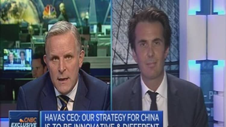 Europe to benefit from EM pain: Havas CEO
