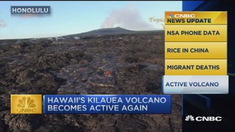 CNBC update: Hawaii's Kilauea Volcano active