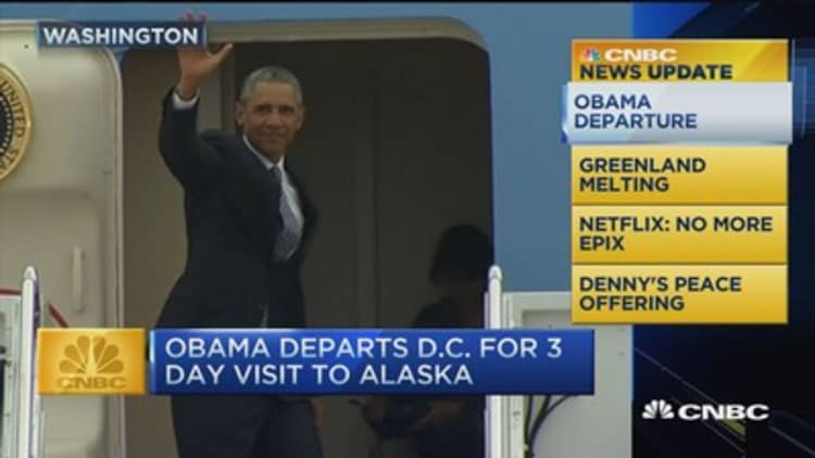 CNBC update: President Obama visits Alaska