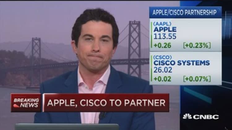Apple-Cisco partnership?