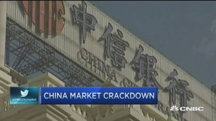 China's troublesome market crackdown 