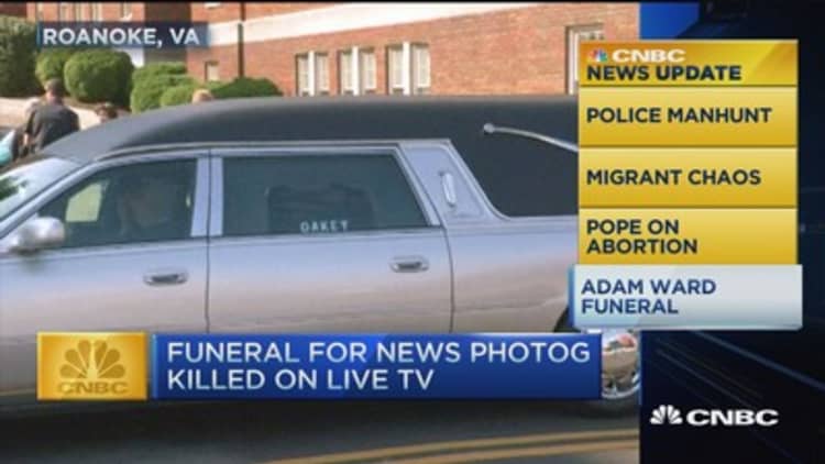 CNBC update: Adam Ward funeral