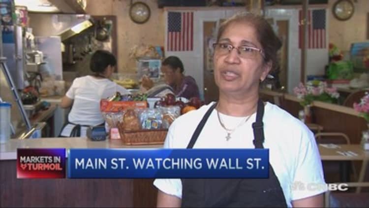 Main Street's eye on Wall Street